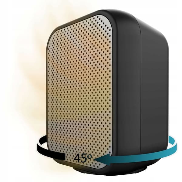 Cecotec ReadyWarm 1500 Max Keramisk Roterbar Sort Keramisk Keramisk Varmelegeme