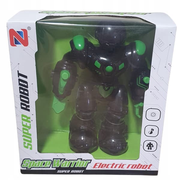 Robot Super Warrior ljud, ljus 19 cm
