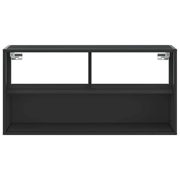 vidaXL TV-bord sort 80x31x39,5 cm