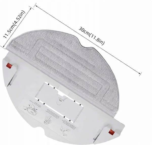 4 x moppduksskydd för Roborock S7 Maxv / S8 / S8+ / S8 Pro Ultra