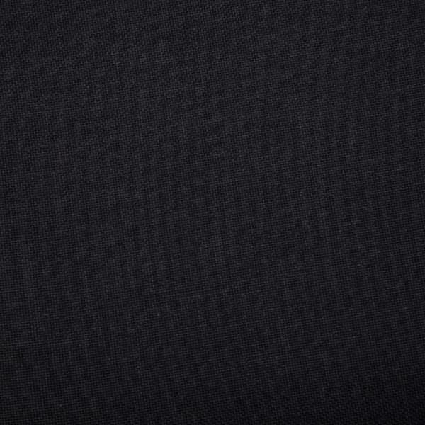 vidaXL opbevaringsbænk 116 cm sort polyester