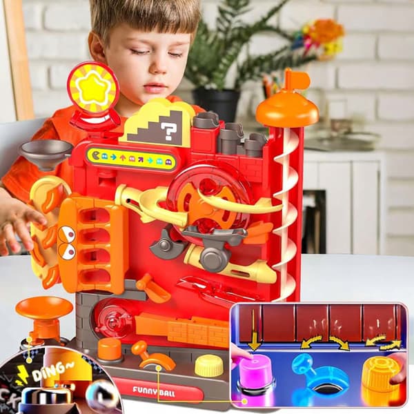 Kuglebane Arkade Logik Spil 3D Labyrint 16 Niveauer for Børn