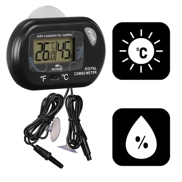 Terrario Rotom digital termometer och hygrometer