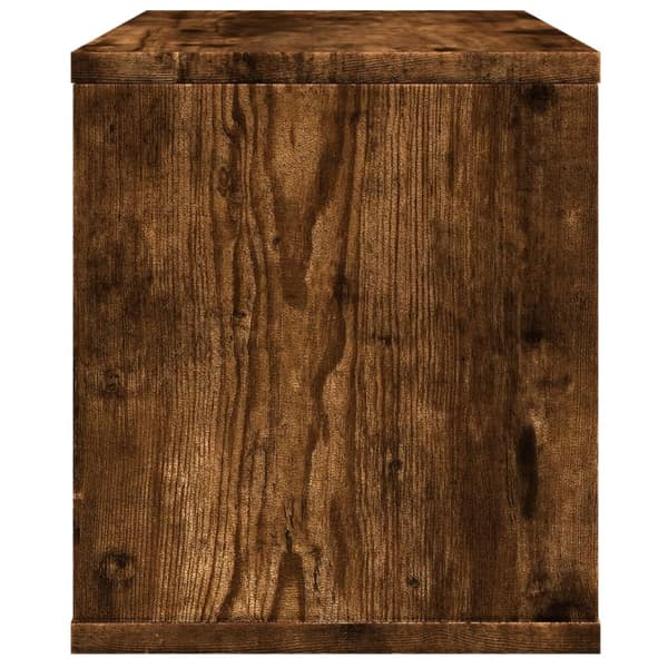 vidaXL skrivebordsarrangør røget eg 36x26x29,5 cm