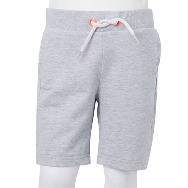 Barnshorts med dragsko, grå, 128