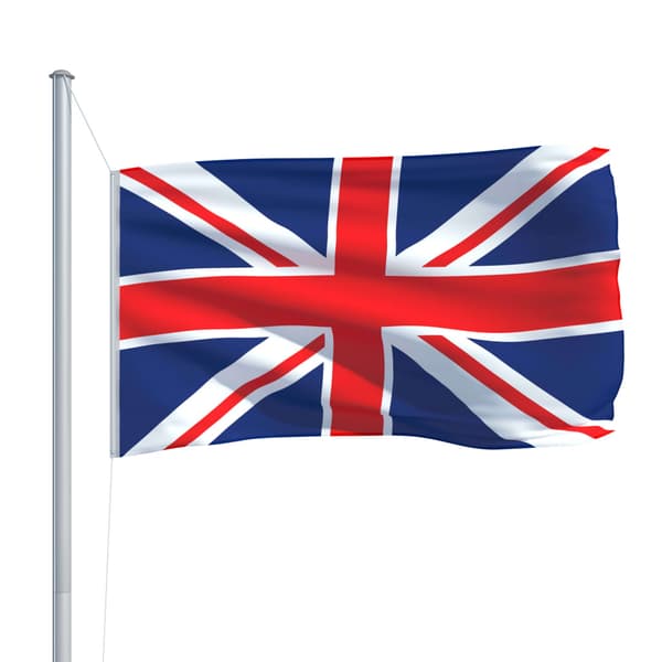 vidaXL britisk flag, 90x150 cm