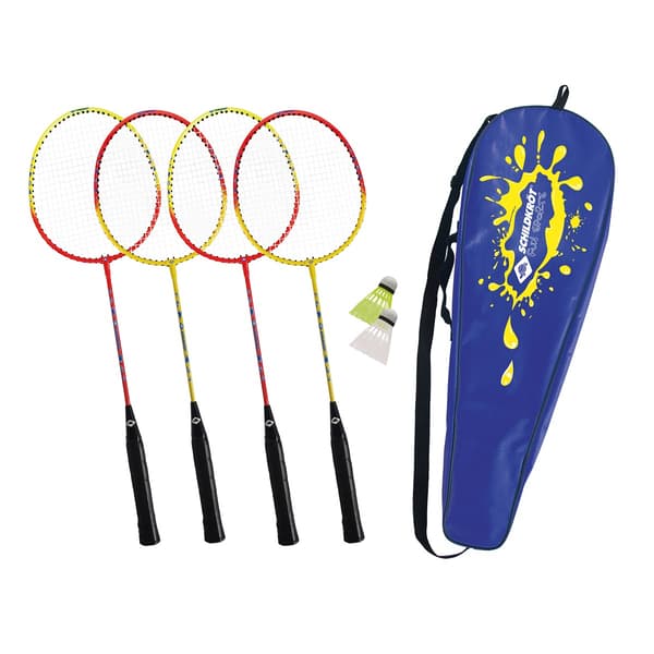 SCHILDKROT badmintonsæt til 4 personer