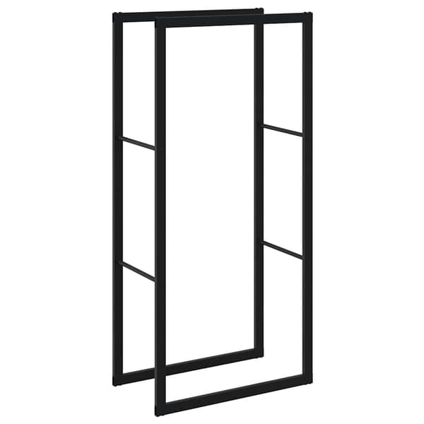 vidaXL brænderist sort 55x30x116 cm stål