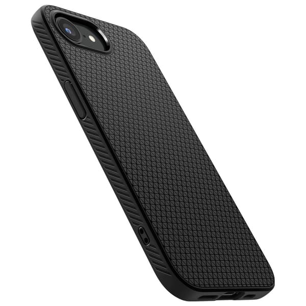 Spigen Liquid Air-cover til iPhone 16e / 17e, sort