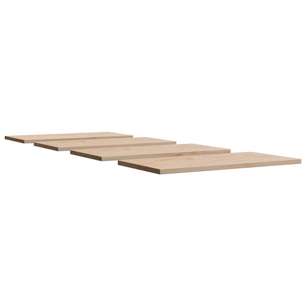 vidaXL Bordsskivor, 4 st, 90x45x2,5 cm, Rektangulära, Furu