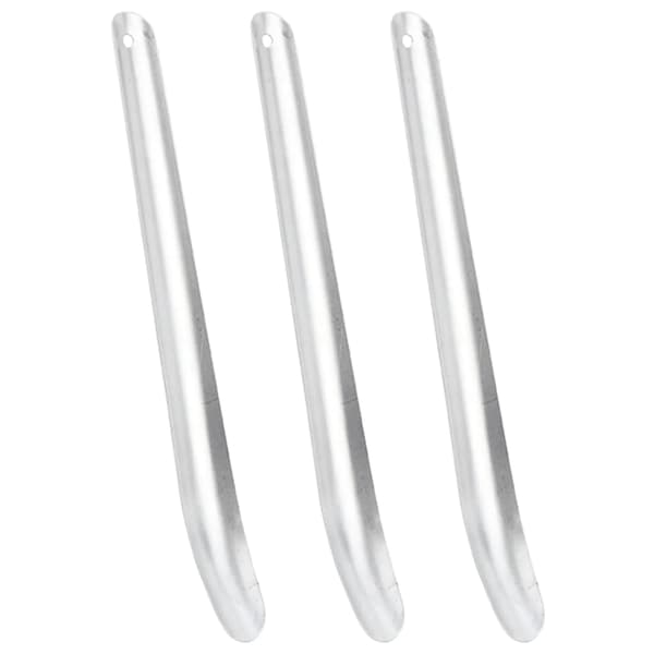 vidaXL Svettskrapor för hästar, 3 st, silver, aluminium