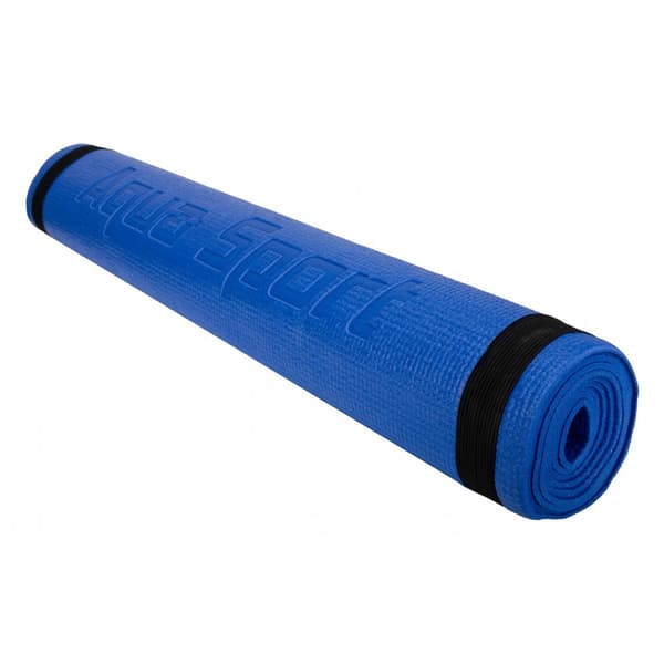 Powerstretch Aqua-Sport Pro yogamåtte, blå PVC