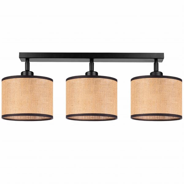 Tornado-lampe AMP3P Jute-sort