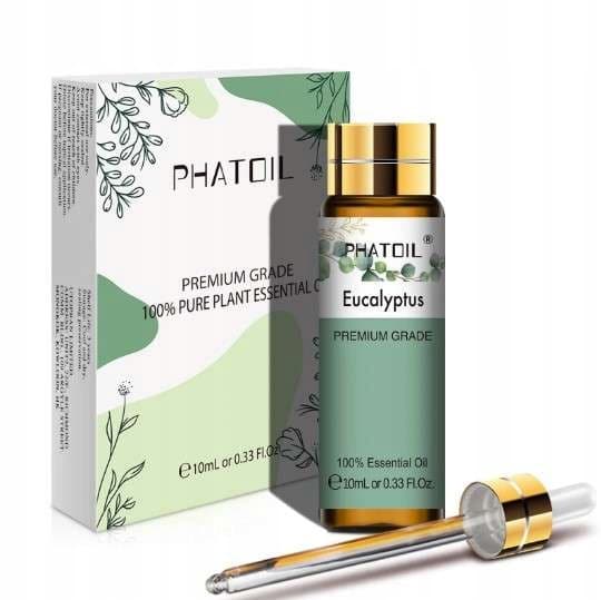 Eukalyptus æterisk olie 10ml - Diffuser, stearinlys, aromaterapi, pipette