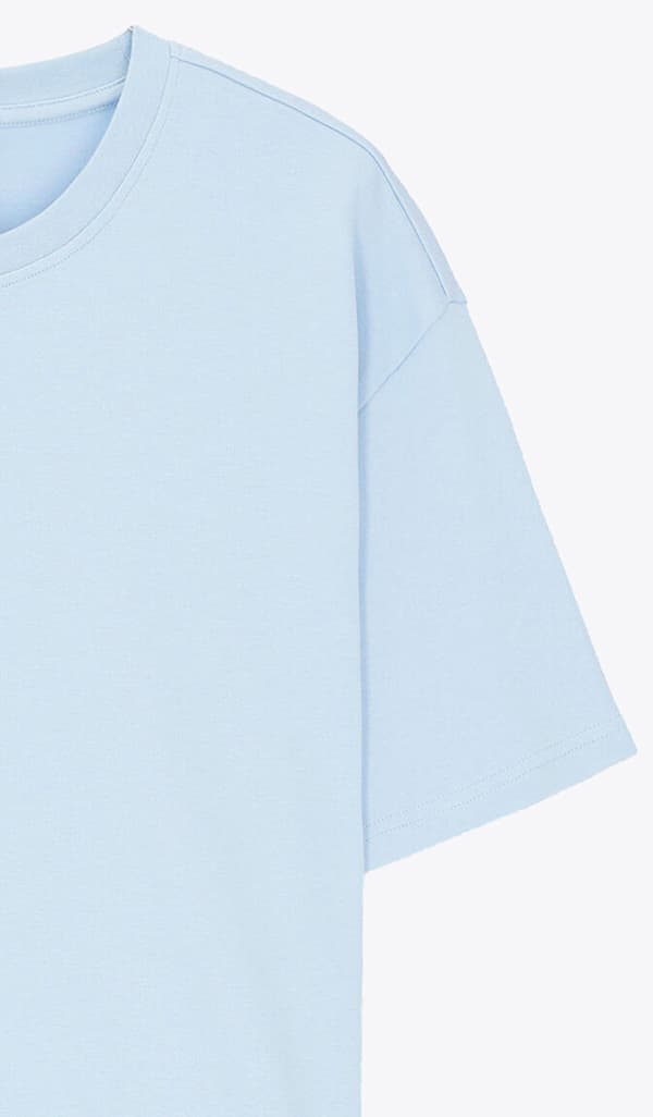 Normal T-shirt i økologisk bomuld L