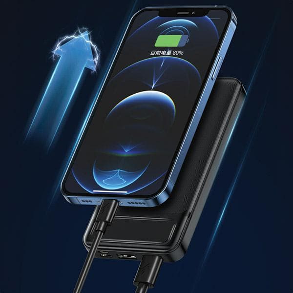 Powerbank AWEI P5K 10000mAh 2.1A 2xUSB sort