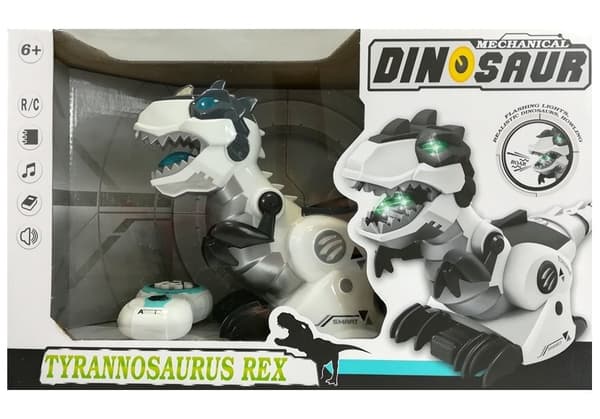 Fjernstyrede dinosaurlyde og -lys