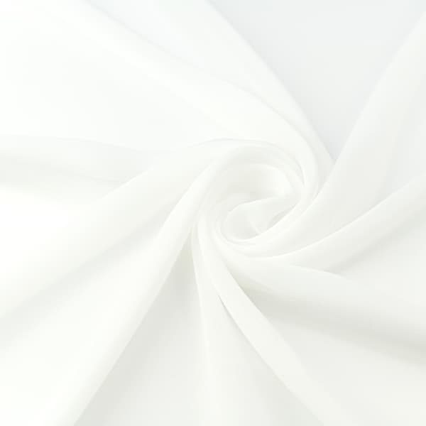 Chiffonmateriale, ecrufarvet
