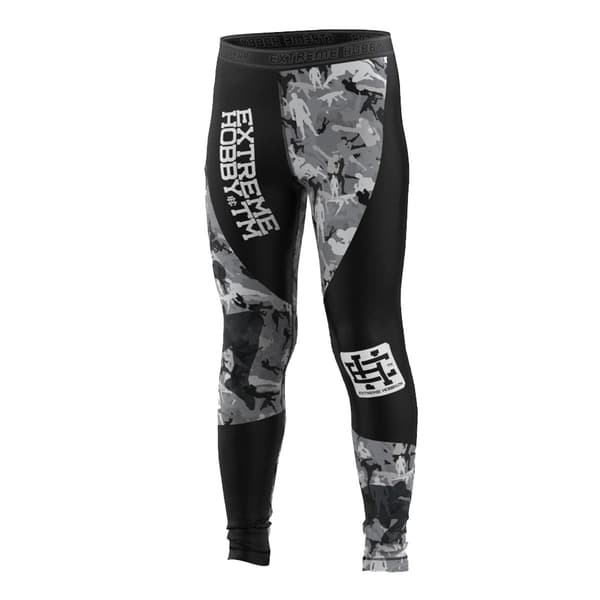 Lasten urheilulegginsit COMBAT GAME 128 MUSTA