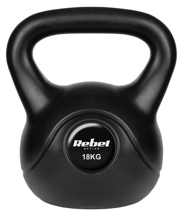Kettlebell Rebel Active RBA-2319 bituminøs 18 kg