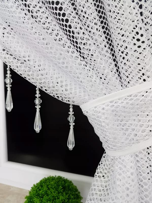 Netgardin med perler 400x150 cm