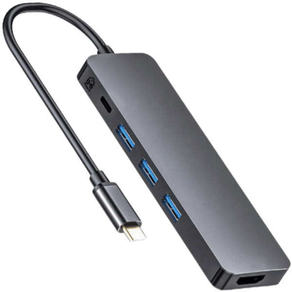Adapter 5-i-1 USB-C-hubb SC-USH146