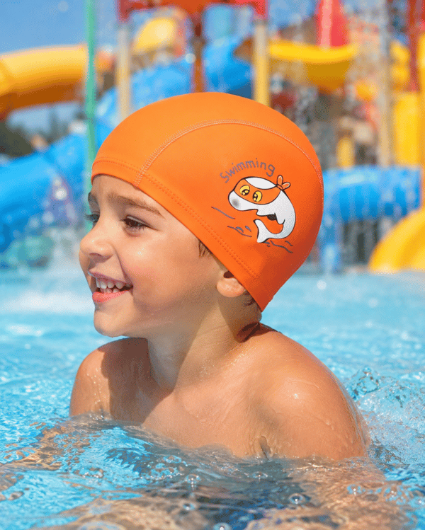 Aqua-Sport PU junior delfin badmössa orange AS95072