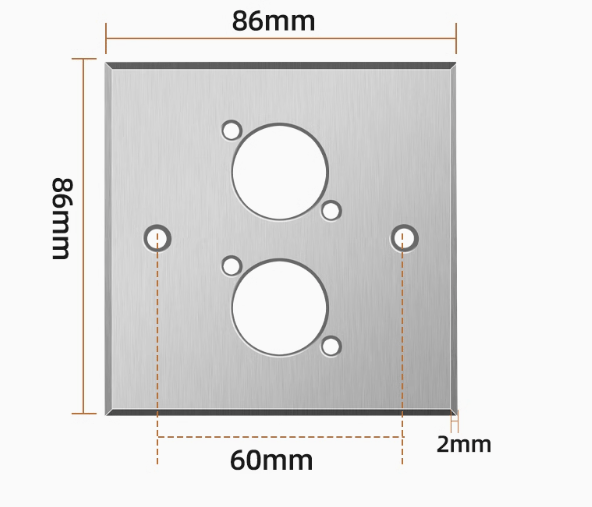 Asennuspaneeli Teriux TWP-2-SL