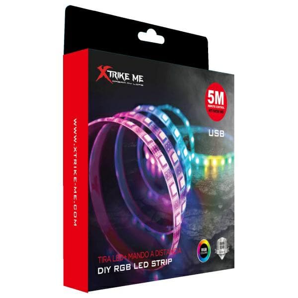 RGB LED-strip med Bluetooth-controller 5m XTRIKE ME HT-5050 B5