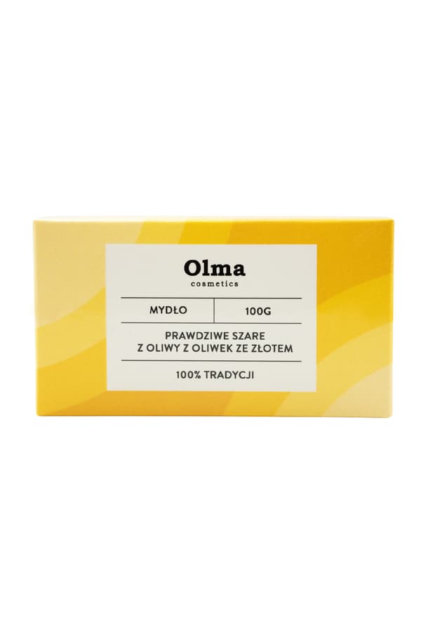 Olma Pharm "True Gray" olivoljetvål med guld 100g