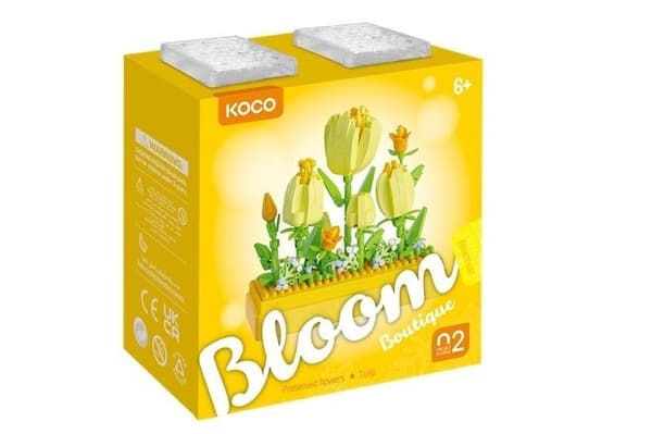 Blomstertulipanerblokke 295 stk.