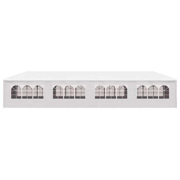 vidaXL Trädgårdstält, 3 x 12 m, Vit