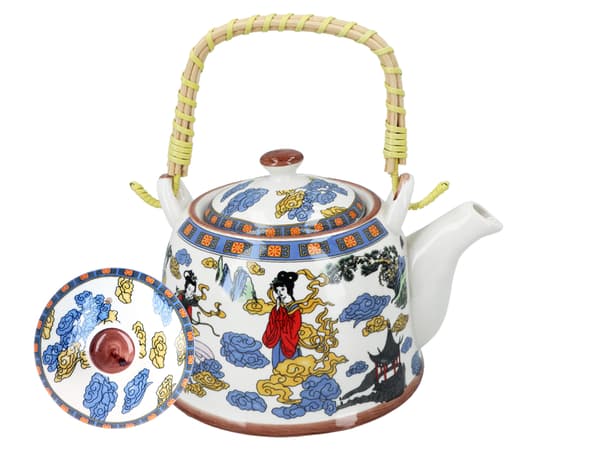 Keramisk elkedel med infuser
