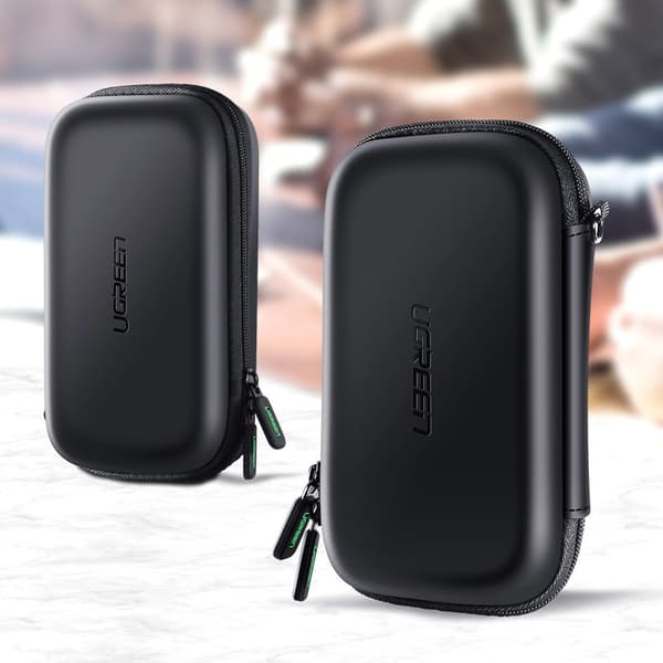 Etui til HDD-harddisk og GSM-tilbehør 16,5x9,5x4,5 cm sort