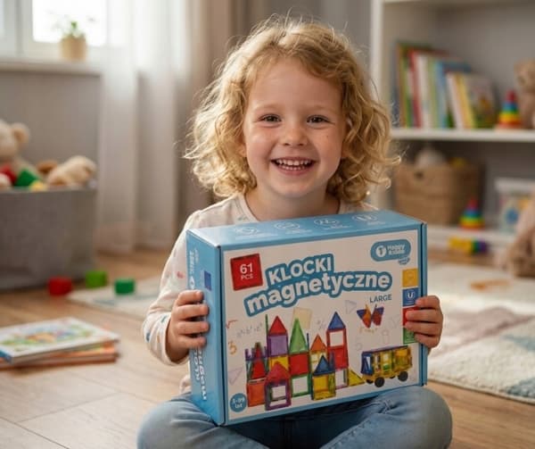 MAGNETISKE BLOKKE 61 STK.