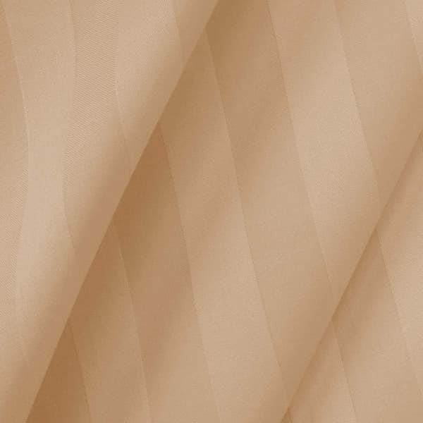 Sengesæt 180x200 bomuld med bambusfiber, beige, 7 dele