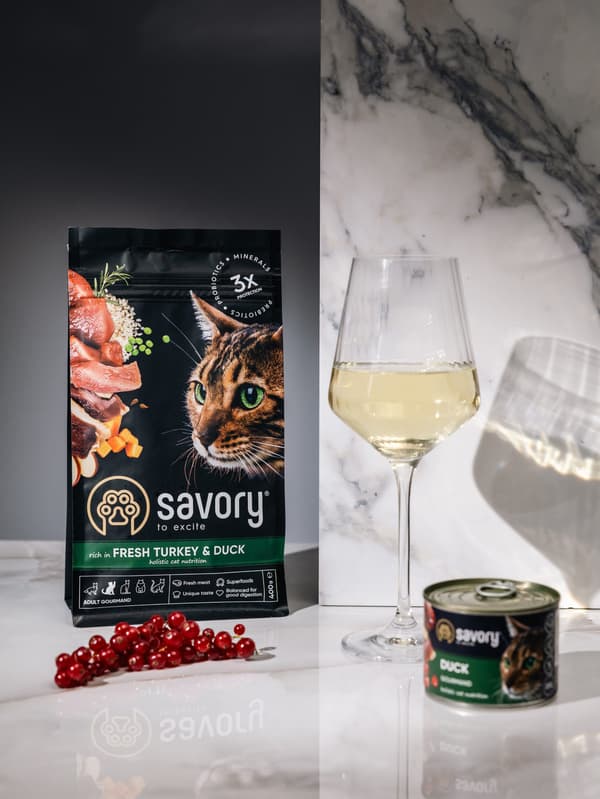 Savory Premium Tørfoder til Katte Voksen Senior Kalkun And 2 kg