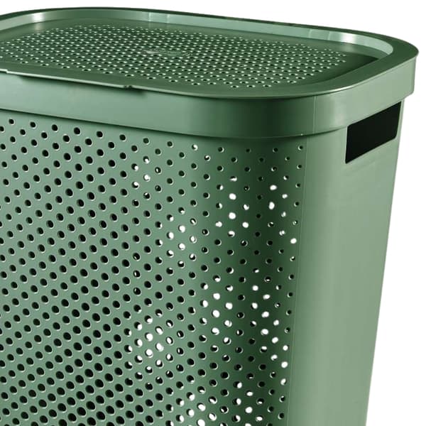 CURVER INFINITY tvättkorg grön 60 L