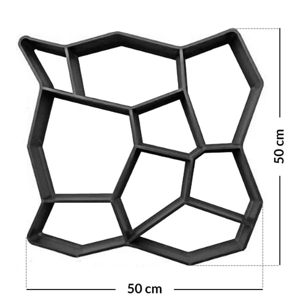 Markstensform 50x50cm Heckermann 261257