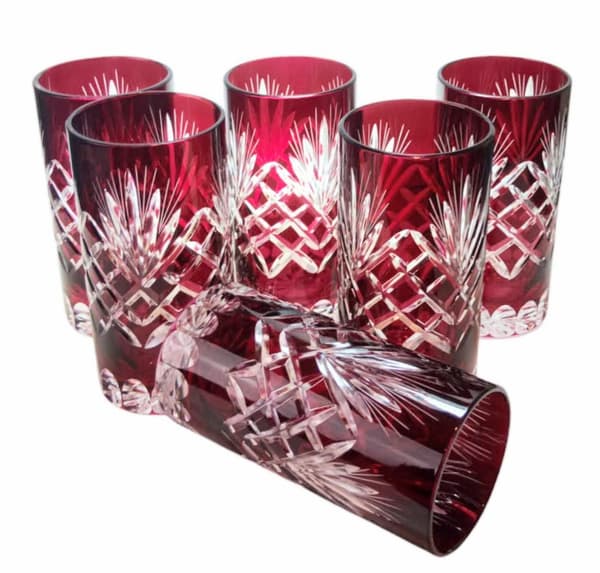 Ruby Crystal Vand- og Drikkeglas 320 ml Ananas