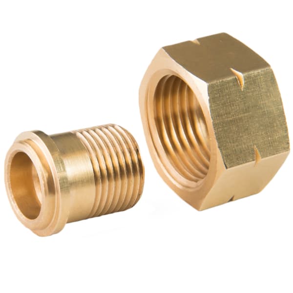 Kaasupullon supistussovitin 21,8 mm L - 3/8" L