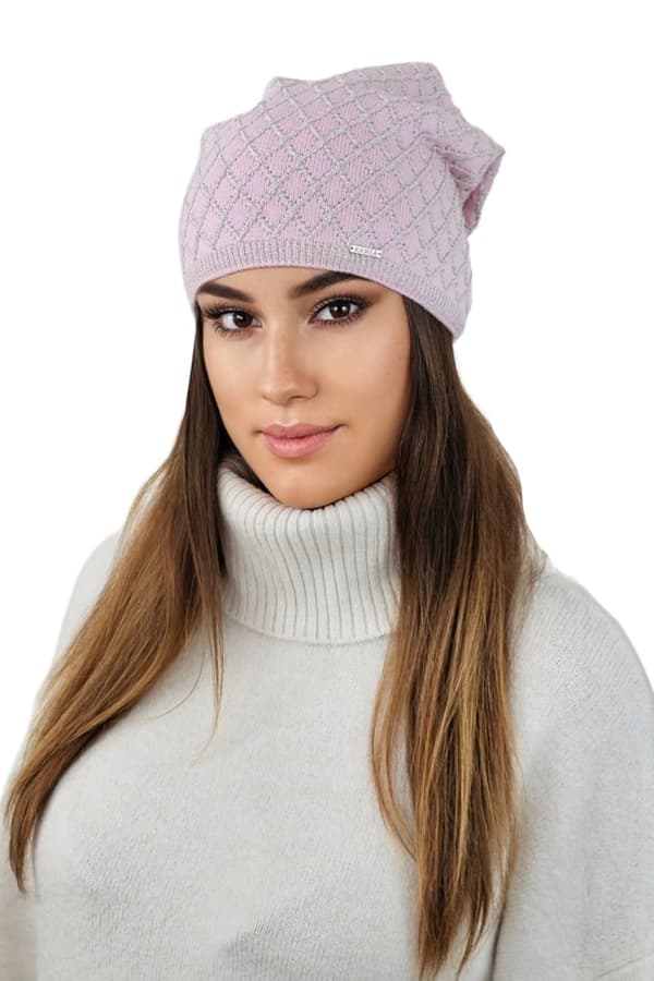 CENTURIA viskoshatt med glansig yta, rosa