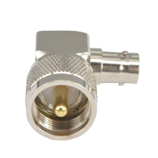 BNC-stik / UHF vinklet stikadapter