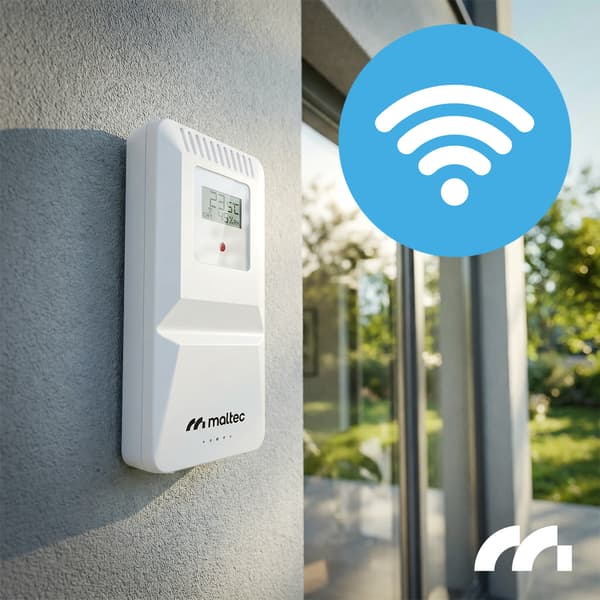 WiFi Trådlös Väderstation Termometer Barometer App Sensor Daily5000M