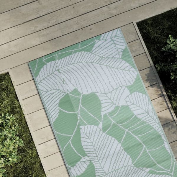 vidaXL Utomhusmatta, Grön, 80x150 cm, PP