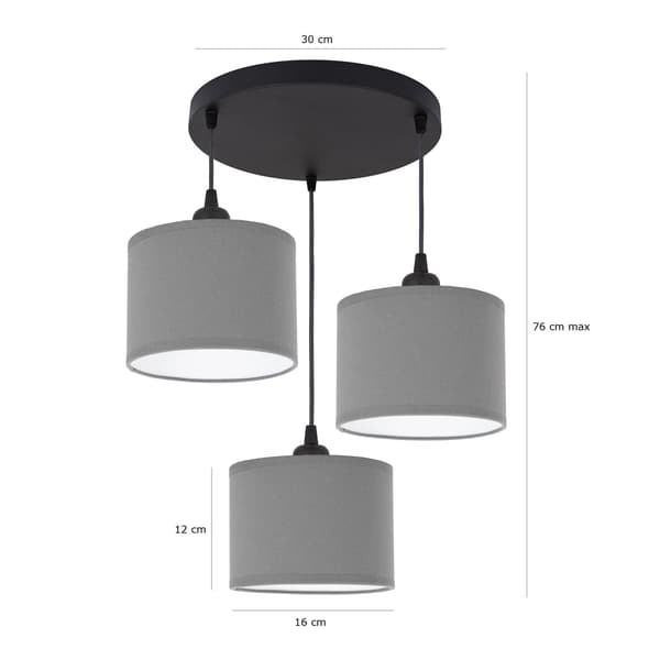 Tornado AM3K lampa grå