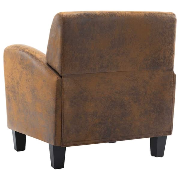 vidaXL Soffa brun 70x69x72 cm konstläder