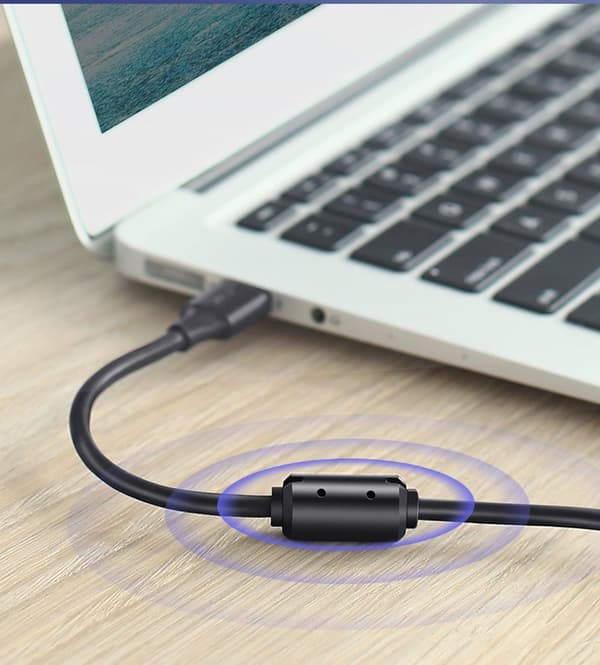 Tulostinkaapeli USB 2.0 - USB-B 1,5 m musta