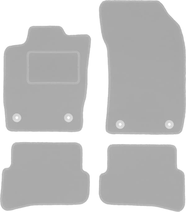 Harmaat auton matot: Audi A1 8X hatchback (2010-)