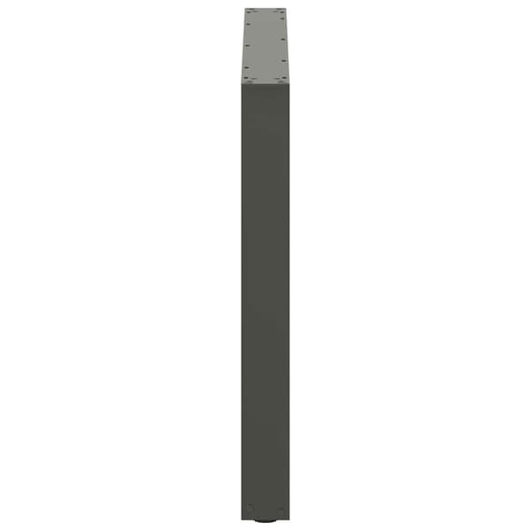 vidaXL Soffbordsben, 2 st, Antracit, 100x(72-73) cm